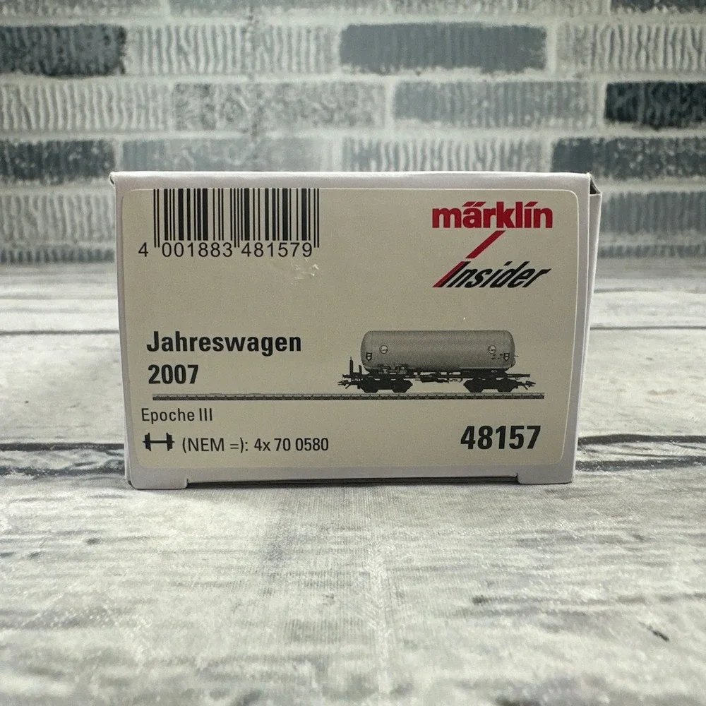 Märklin 48157 H0 DB EVA Tank Car Insider Annual Car 2007 Era III Open Box